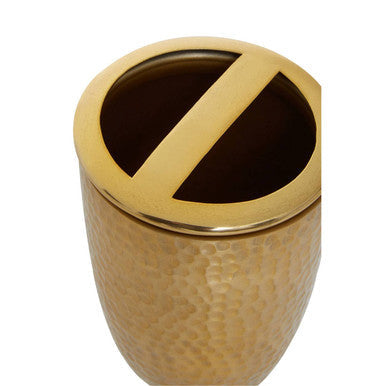 Allegra Hammered Effect Toothbrush Holder