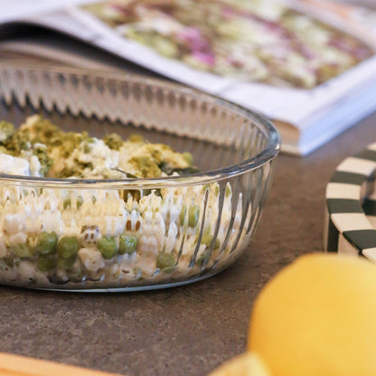 Optical Oval Glass Oven Dish - 35cm x 24cm
