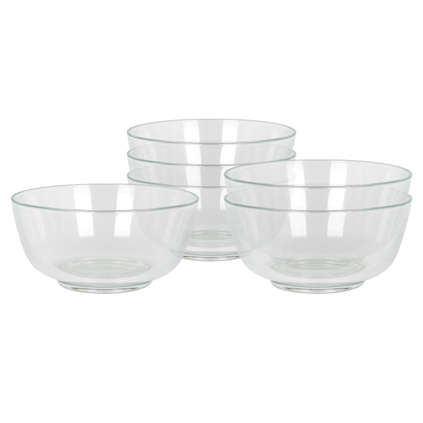 Glass Snack Bowls - 11cm - Pack of 6