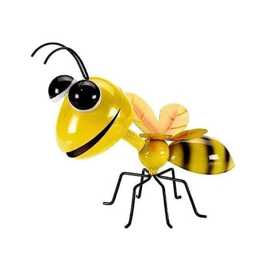 Hanging Garden Metal Bee Ornament Wall Clinger Garden Hanger