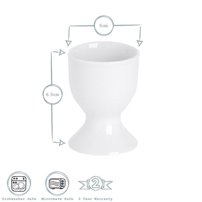 Coloured Stoneware Egg Cups - Pack of Two