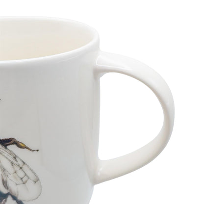 350ml Single Bee Simply Home Stoneware Mugs - Pack of Six