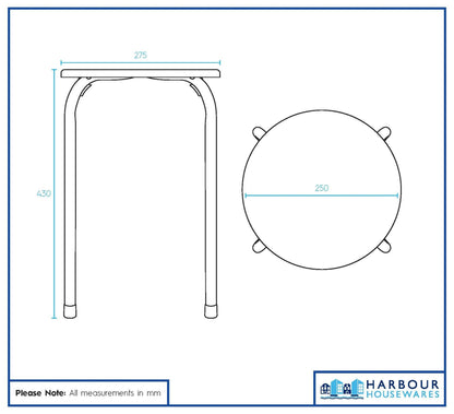 Metal Stacking Stool