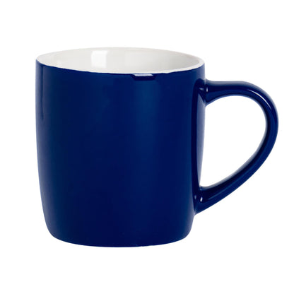 350ml Navy Coloured Coffee Mugs - Pack of Six