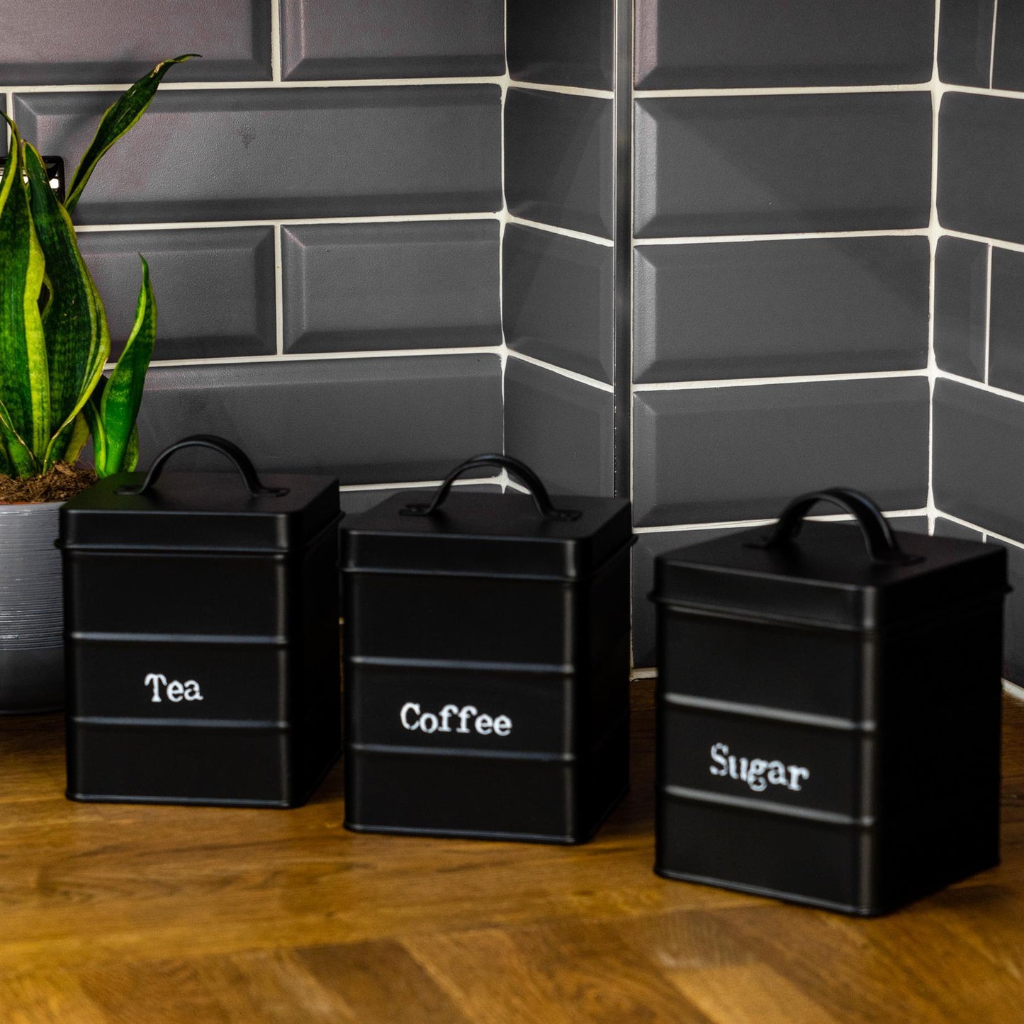 Vintage Metal Sugar Canister