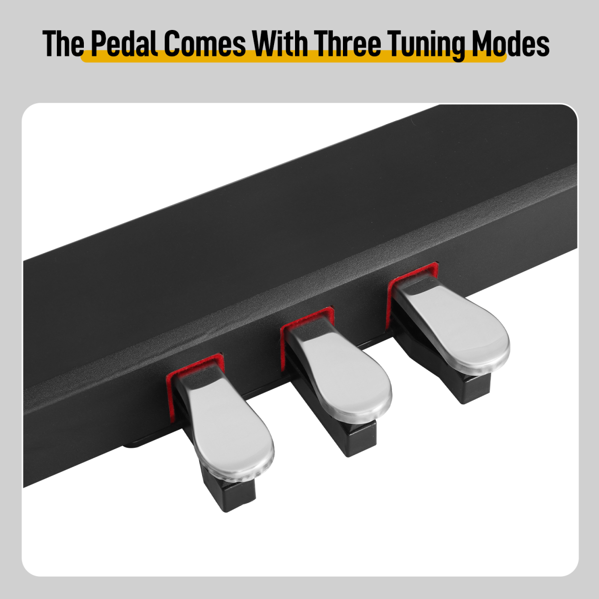 GDP-205S01 88 Keys Home Digital Piano Full Weighted Action Flip Type Keyboards with Furniture Stand, Power Adapter, Triple Pedals, Headphone，for All Experience Levels Black