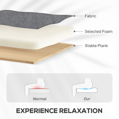 HOMCOM Power Lift Chair, Fabric Recliner Armchair w/ Remote Charcoal Grey