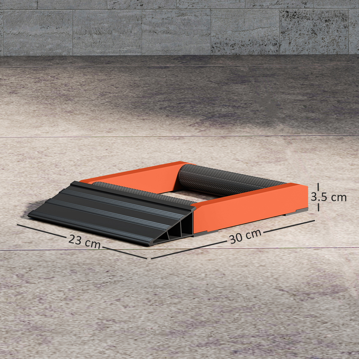 HOMCOM Motorcycle Wheel Roller Stand for Tyre Cleaning and Chain Lubrication