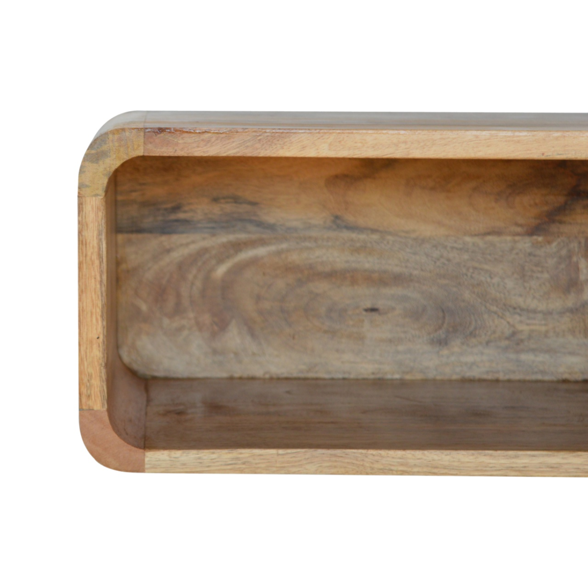 Artisan Furniture Solid Wood Wall Mounted Open Bedside