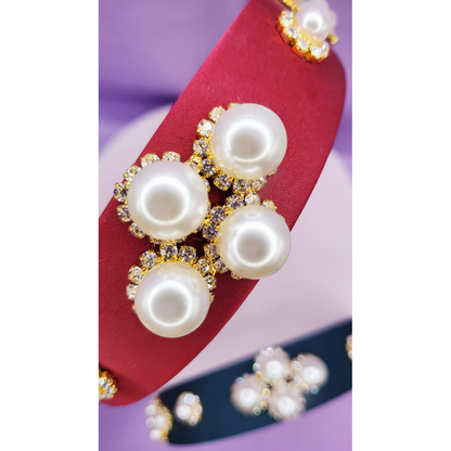 Pearl Cluster Hair band