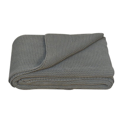 Artisan Furniture Double Olive Green Knit Throw