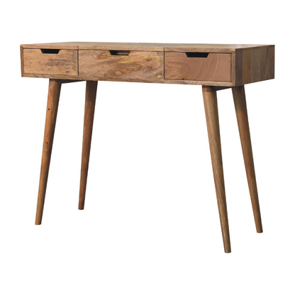 Artisan Furniture Solid Mango Wood Oak-ish Dressing Table