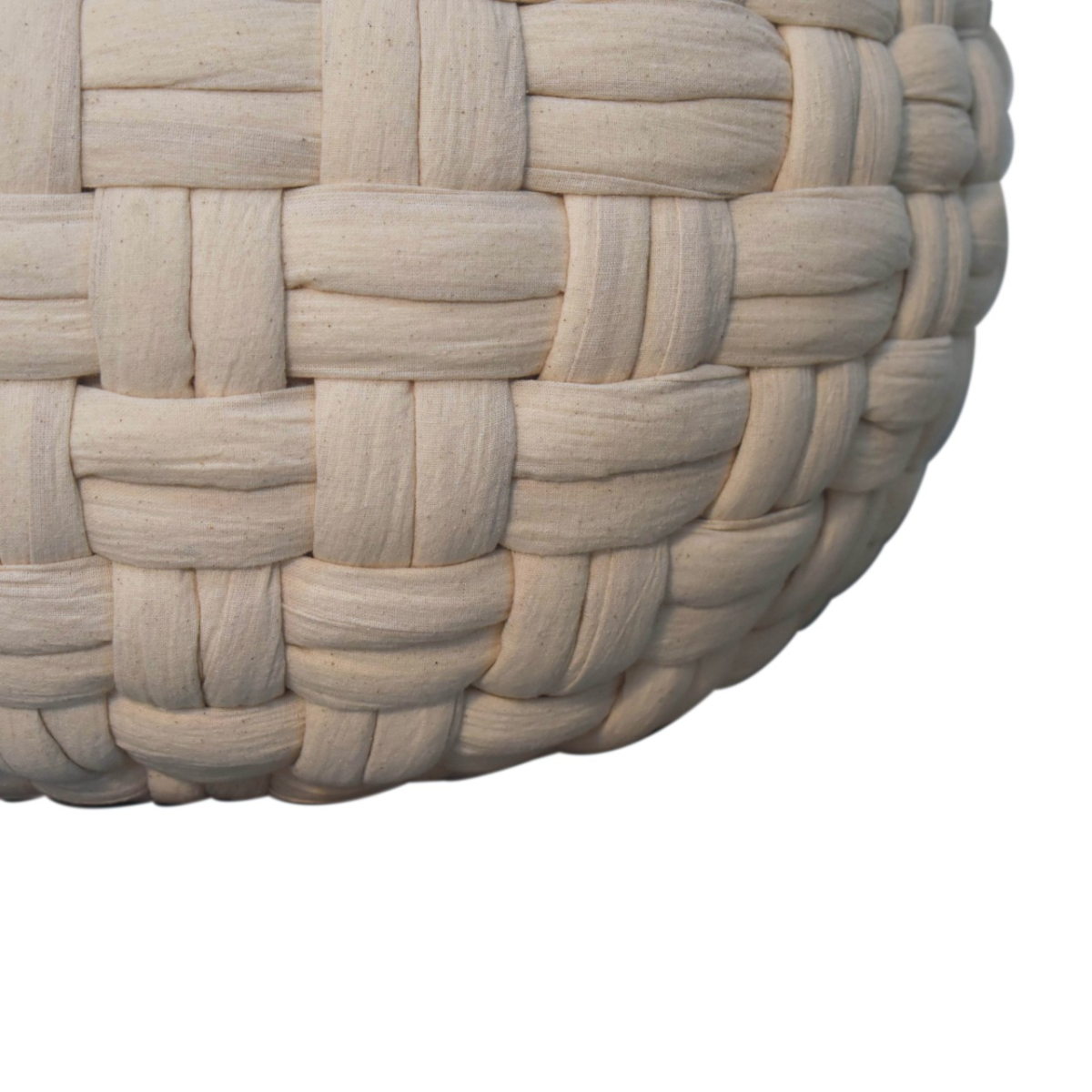 Artisan Furniture White Tube Pouffe