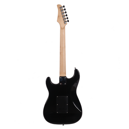 GST Stylish Electric Guitar Kit with Black Pickguard Black