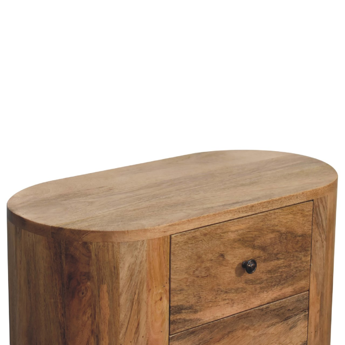 Artisan Furniture Solid Mango Wood Mini Oak-ish Cabinet