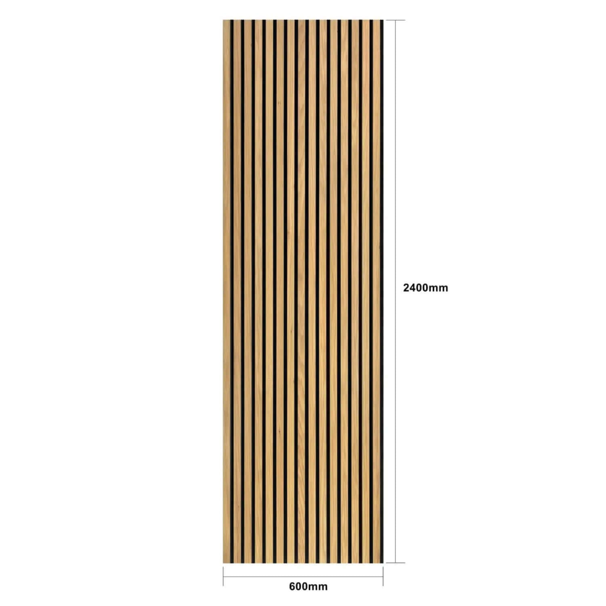 Natural Oak Acoustic Wall Panels