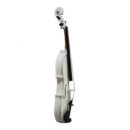 New 4/4 Acoustic Violin Case Bow Rosin White