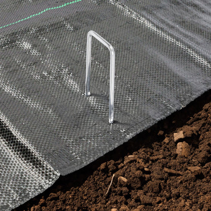 U-Shaped Weed Control Membrane Pegs - 6" (150mm)