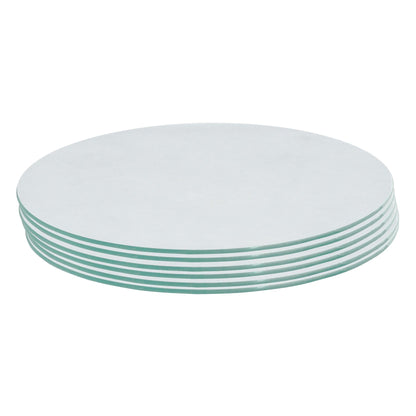 30cm Round Glass Placemats - Pack of Six