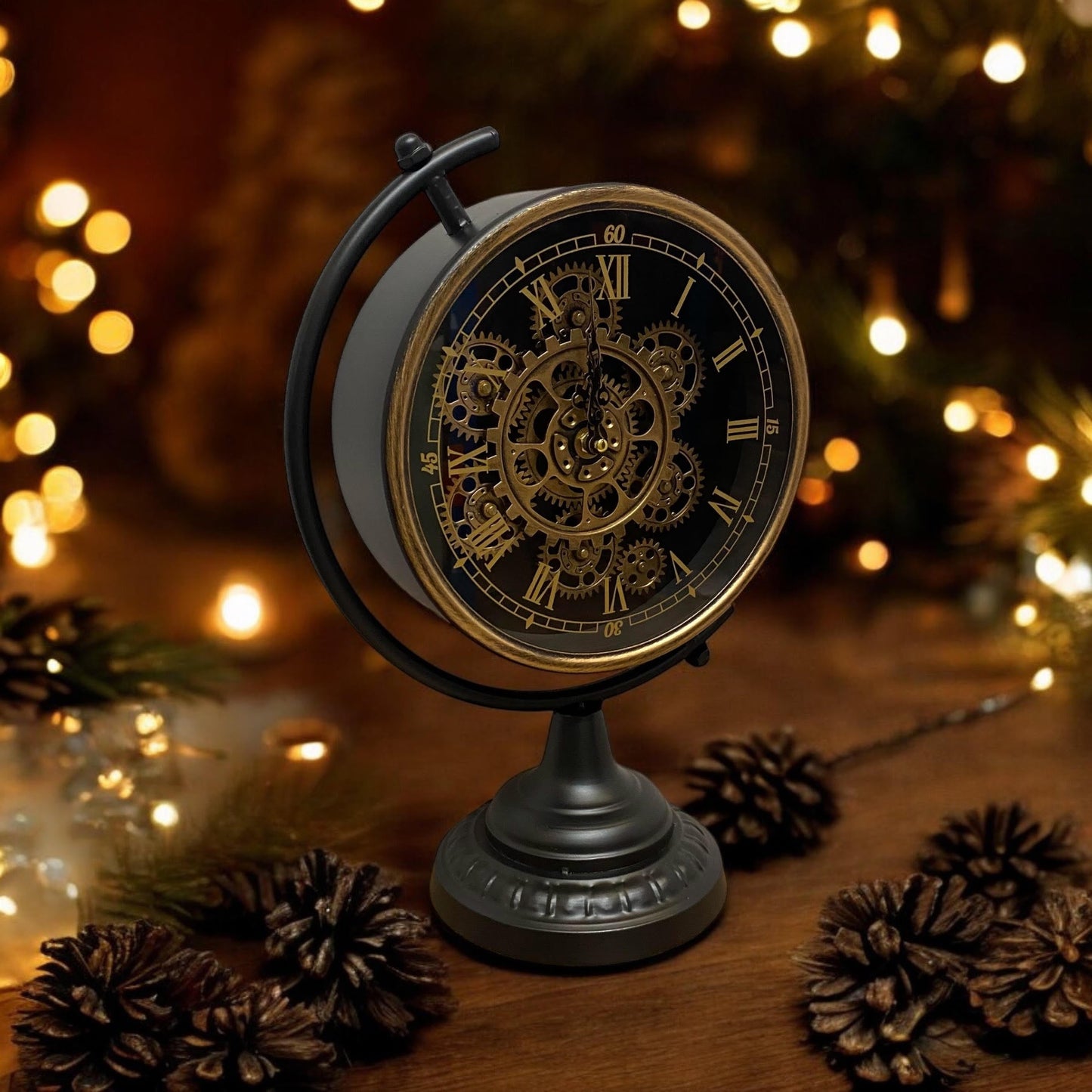 43CM GLOBE CLOCK