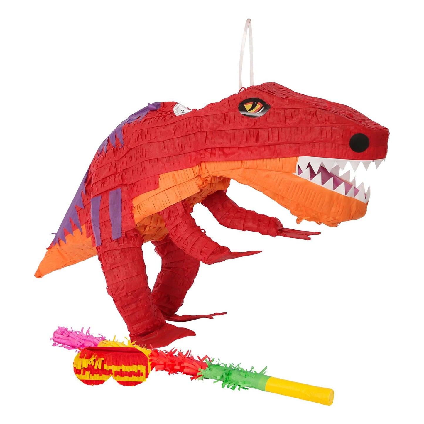 Large T-Rex Pinata Set with Stick & Blindfold