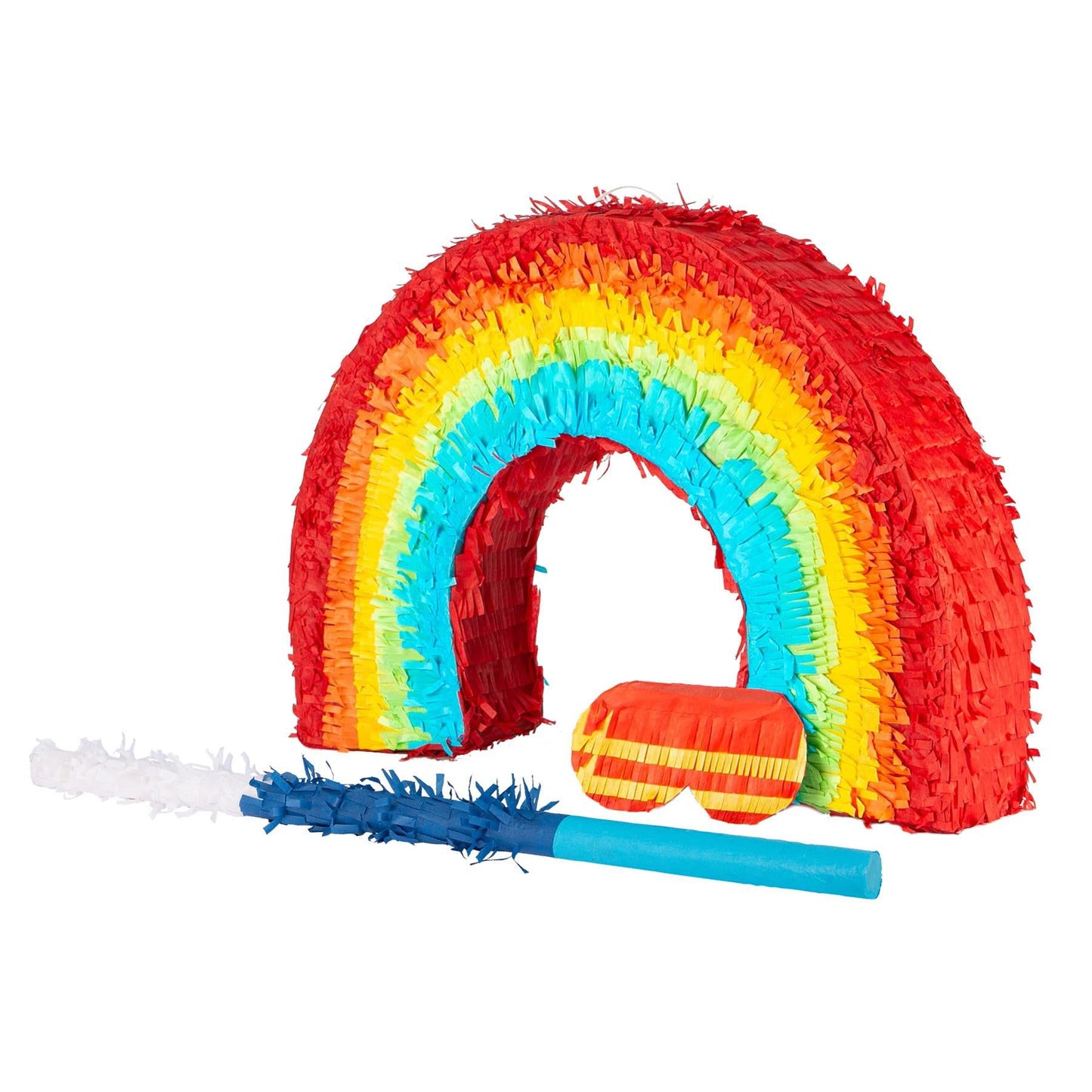 Large Rainbow Pinata Party Set