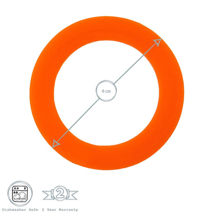 Small Glass Storage Jar Seals - Pack of Six