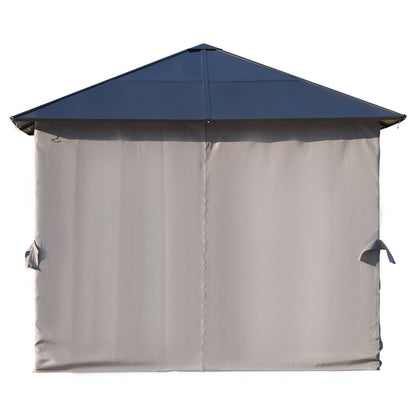 3 x 3M Hardtop Gazebo Canopy with Polycarbonate Roof