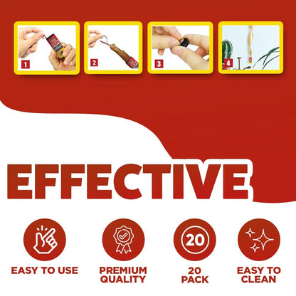 Fly Trap 20pk Sticky Fruit Fly Trap