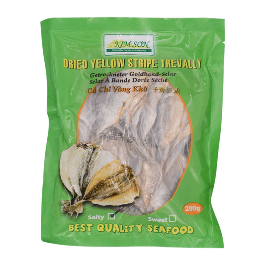 KIM SON Dried Salty Yellow Stripe Trevally 200g