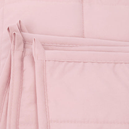 Weighted Blanket with Storage Bag - 150 x 200cm - 8kg - Pink