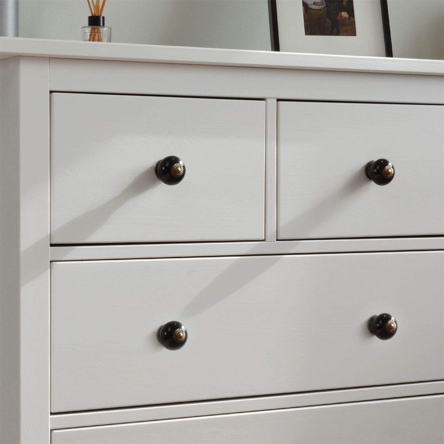 Round Ceramic Cabinet Knobs - 9 Colours