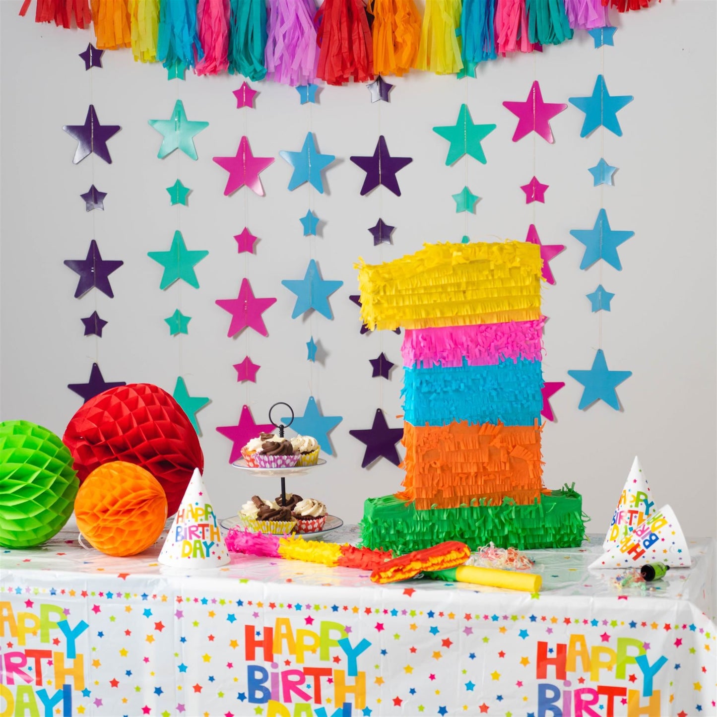 Large Number 1 Pinata Party Set