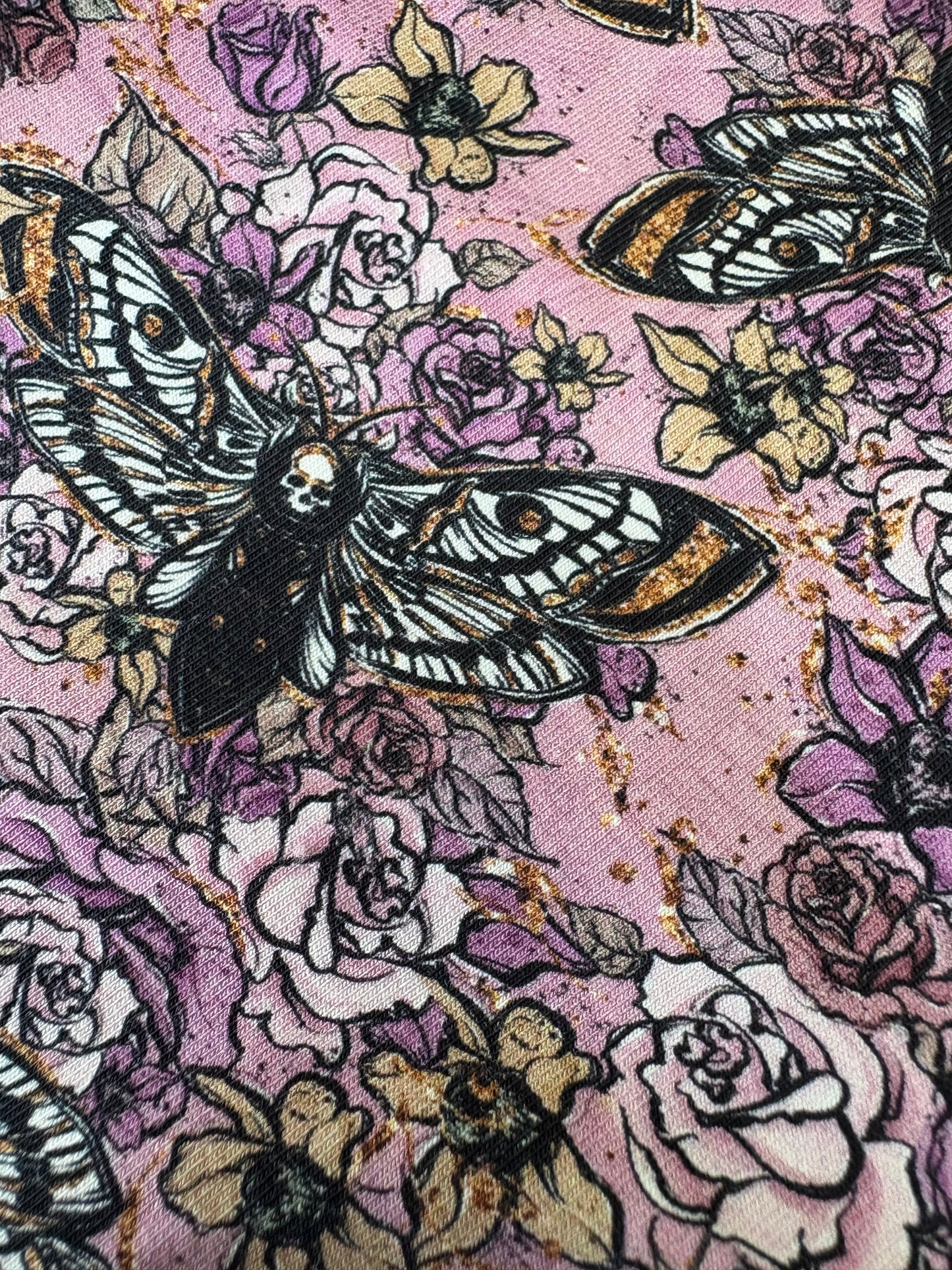 Jersey Suit - Purple Moths