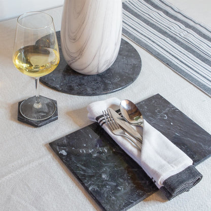Rectangle Marble Placemats - 30cm x 20cm - Pack of Six