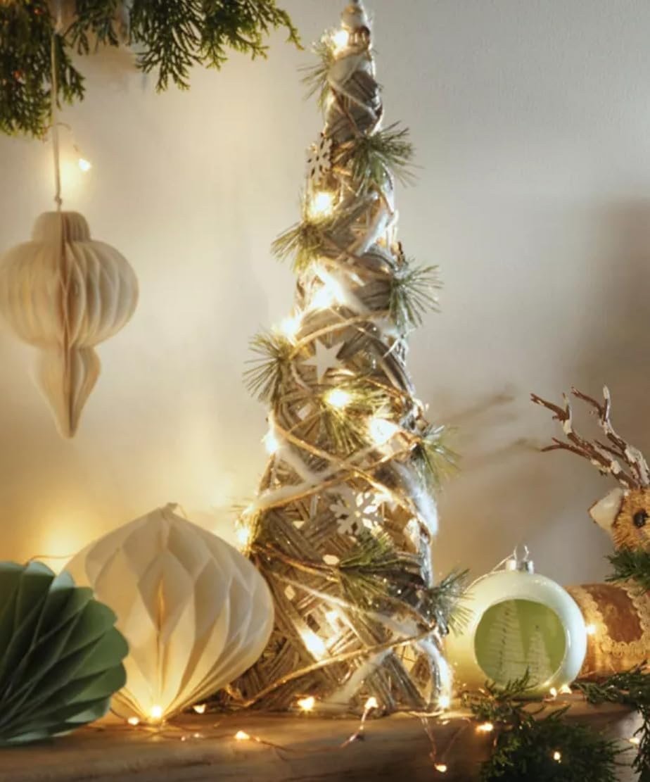 Set of 3 LED Large Pre Lit Christmas Trees