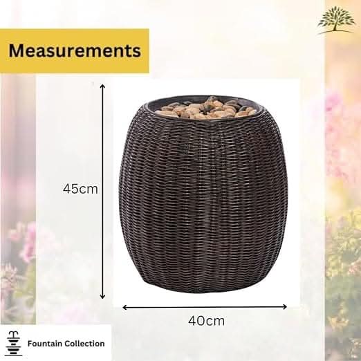 Rattan Outdoor Waterweave Water Fountain