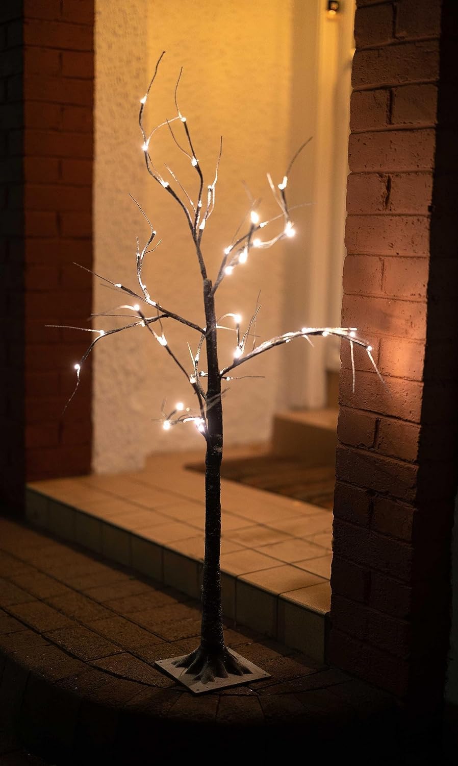 Christmas LED Twig Tree Snow Effect Decoration
