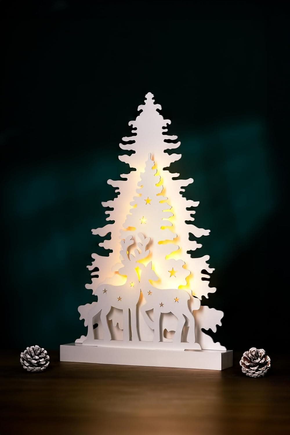 Light Up Christmas Scene