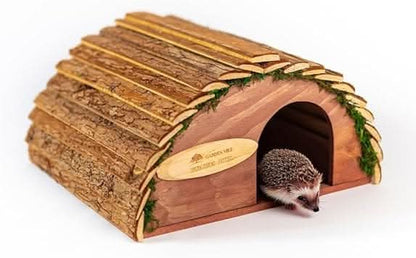 Curved Wooden Hedgehog House