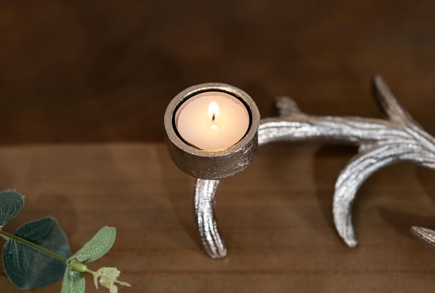 Stag Antler Tealight Holder