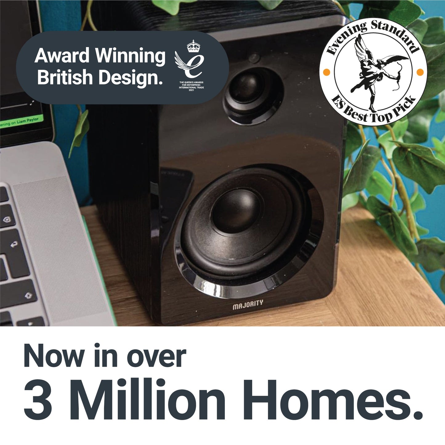 MAJORITY D40 BOOKSHELF SPEAKERS