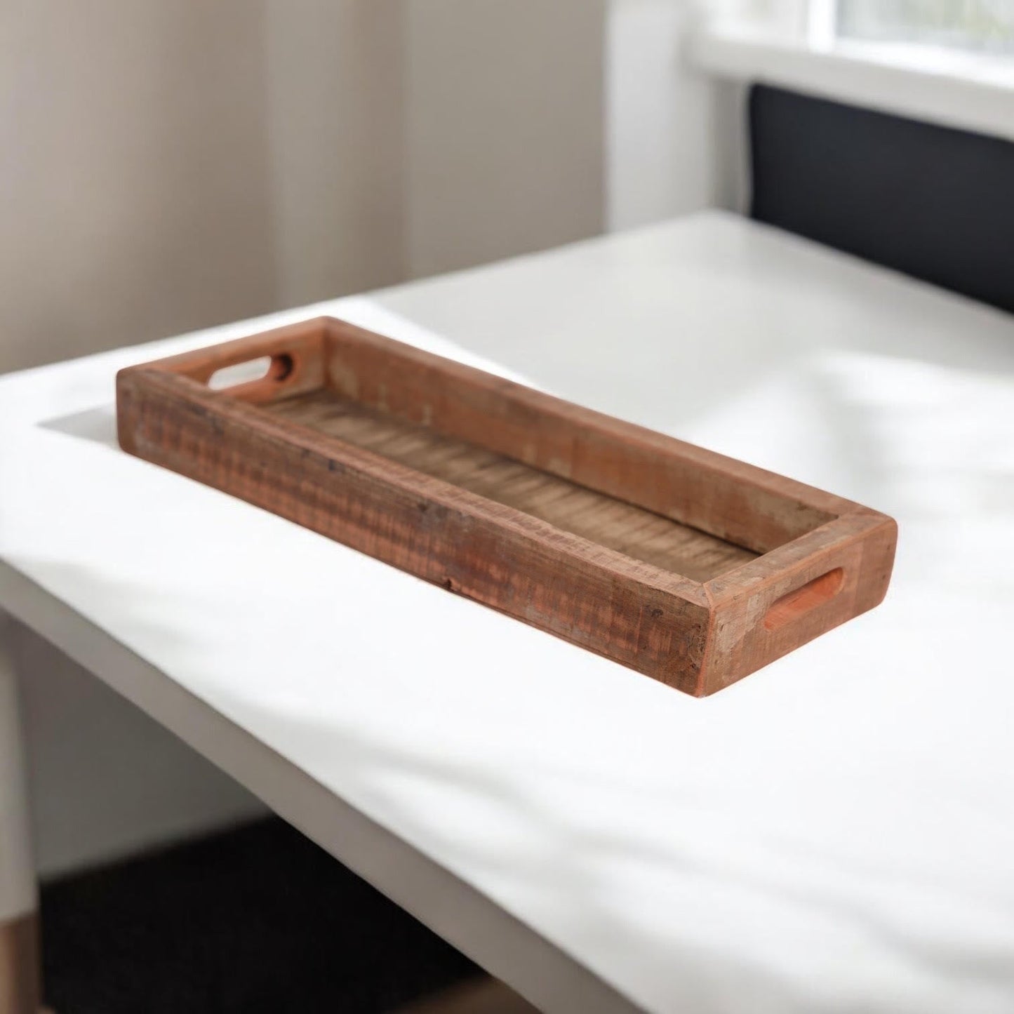 70CM RECLAIMED WOODEN TRAY