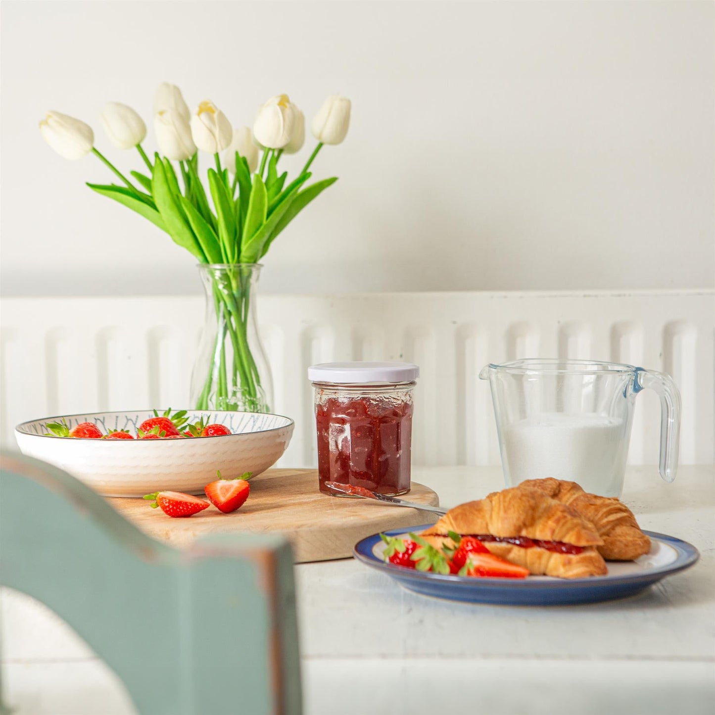 250ml Glass Jam Jars with Lids - Pack of 6