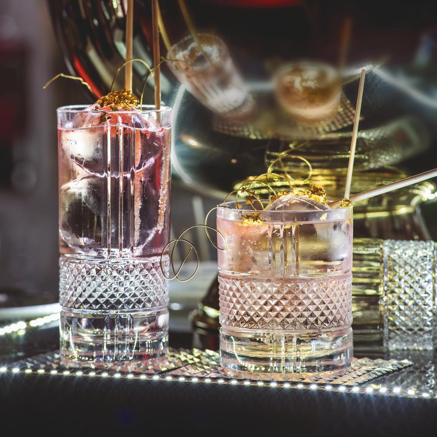 12 Piece Crystal Glassware Set