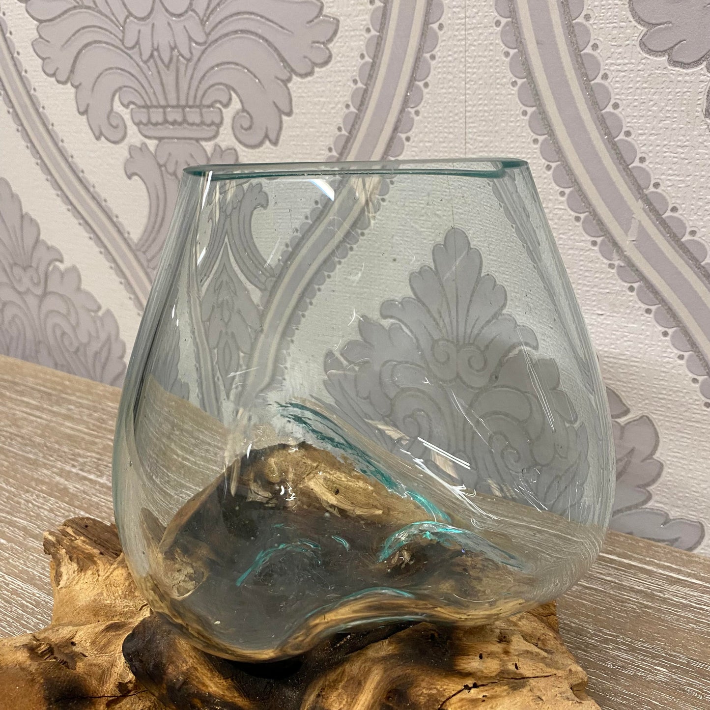 #1 XXXS TEAK ROOT BLOWN GLASS