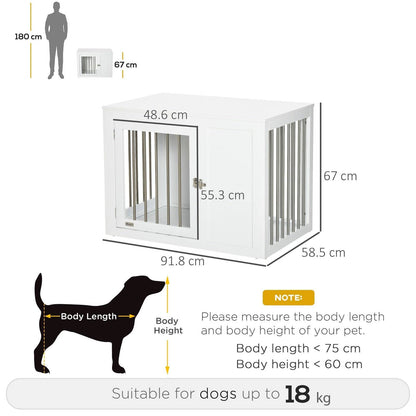 PawHut Furniture Style Dog Crate