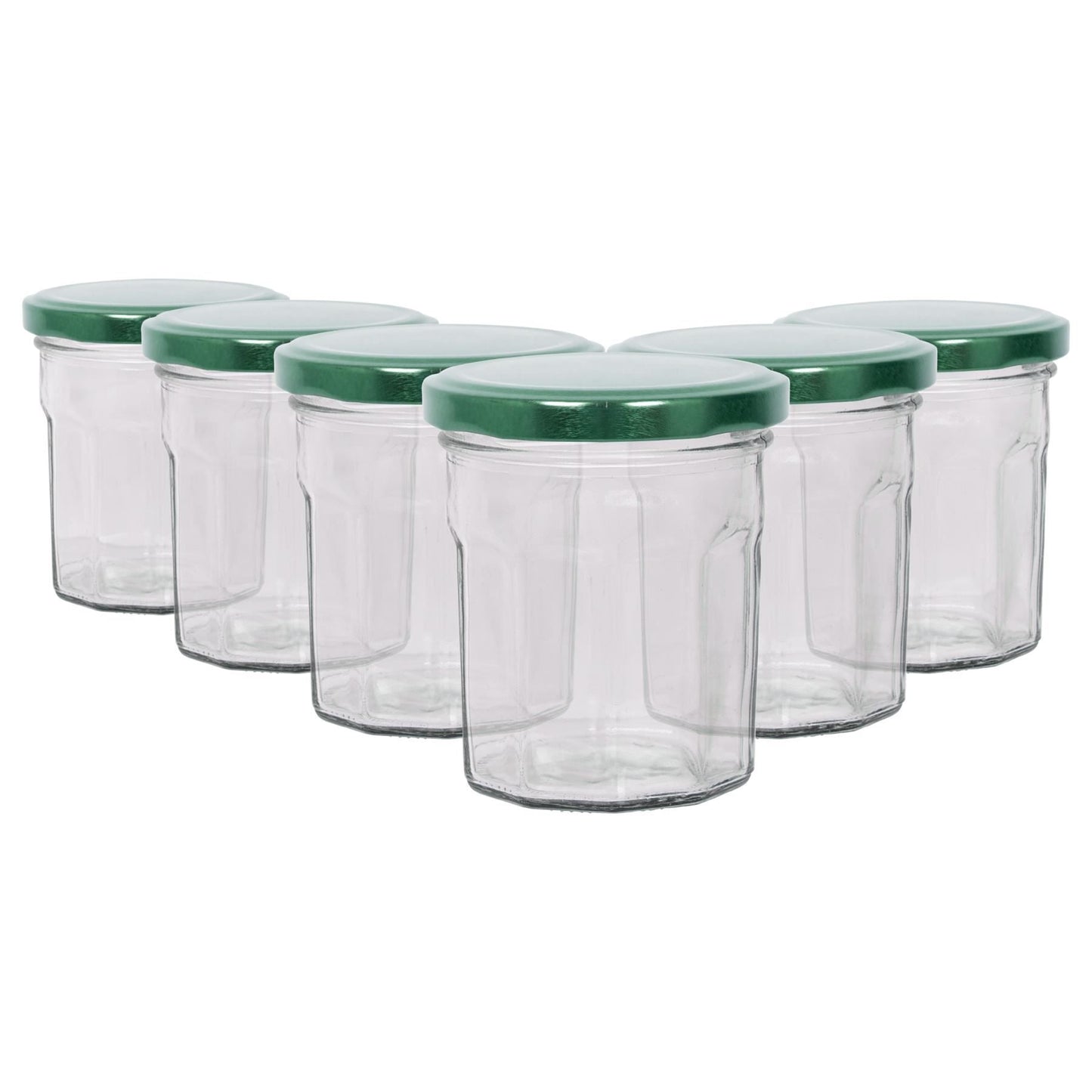 150ml Glass Jam Jars with Lids - Pack of 6