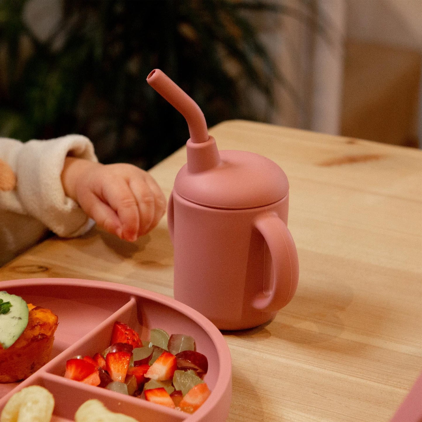 120ml Silicone Baby Sippy Cup