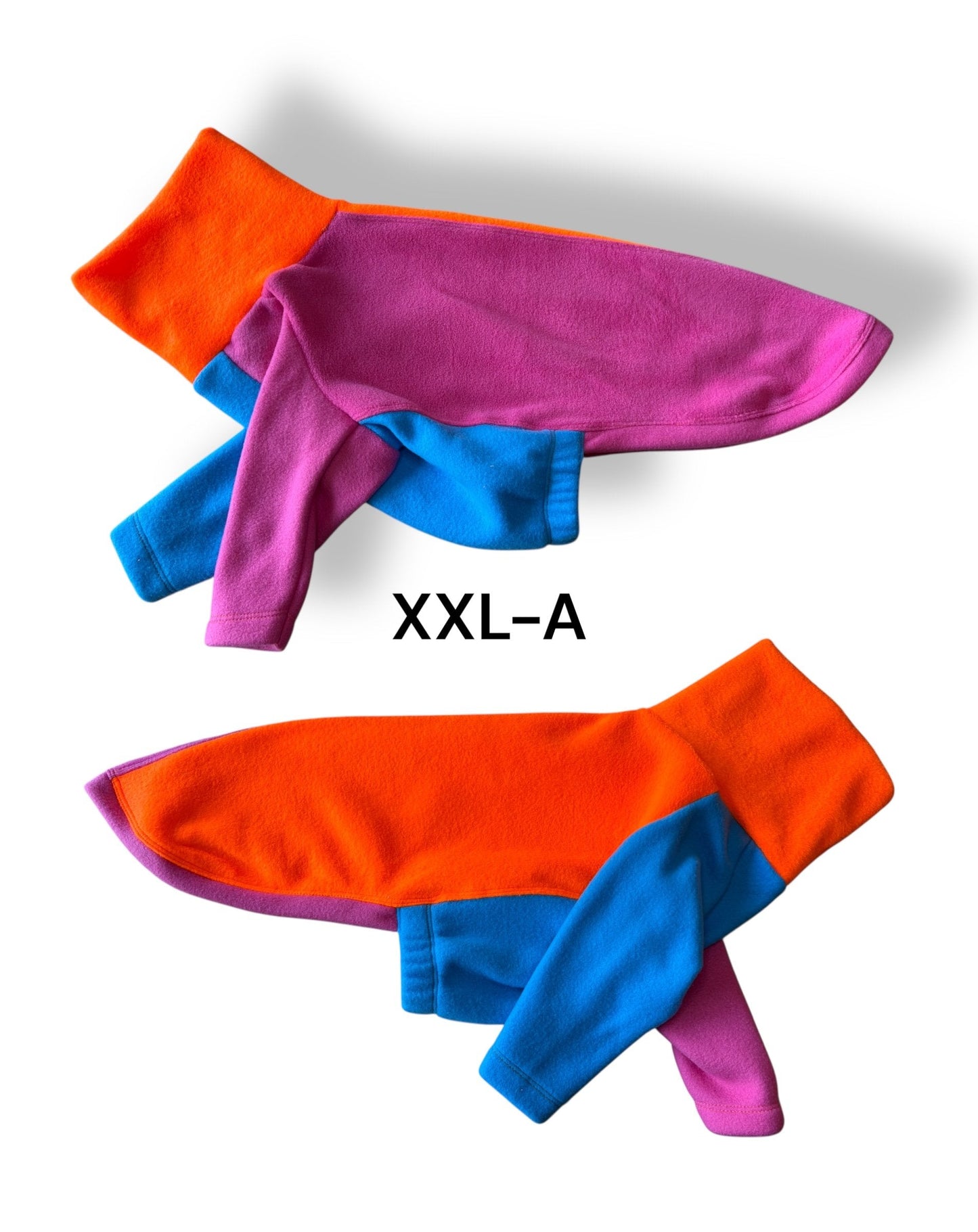 Fleece Jumper - Neon Colour Block